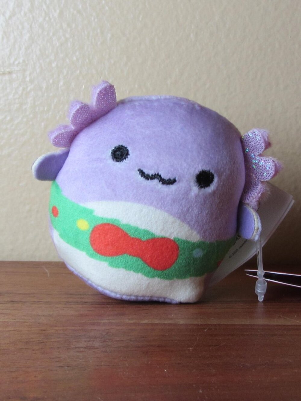 plush micromallows squishmallows 2.5" svenja axolotl 2025 NWT (W6860)